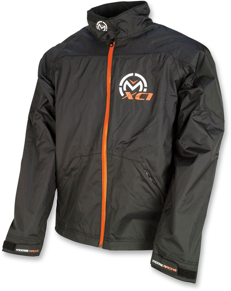 MOOSE RACING Youth XC1 Rain Jacket - Black - 5/6 2922-0066