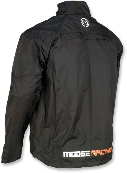 MOOSE RACING Youth XC1 Rain Jacket - Black - 5/6 2922-0066