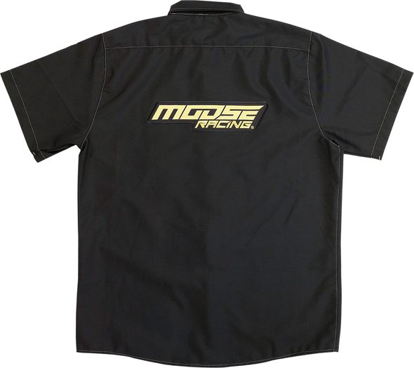 MOOSE RACING Moose Racing Shop Shirt - Black - Small MSR01S8RDSM