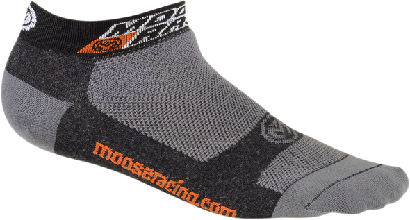 MOOSE RACING Casual Low Socks - Black - Small/Medium 3431-0415