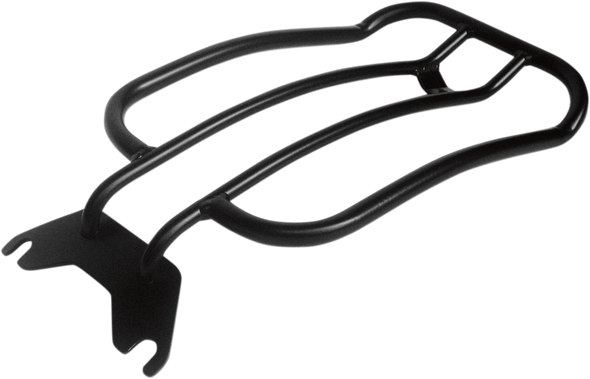 MOTHERWELL Luggage Rack - Matte Black - Softail MWL-175-09B