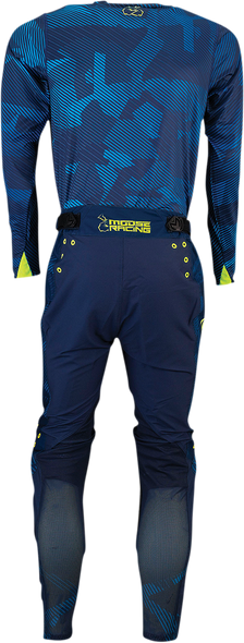 MOOSE RACING Agroid Jersey - Navy/Hi-Viz - Large 2910-6394