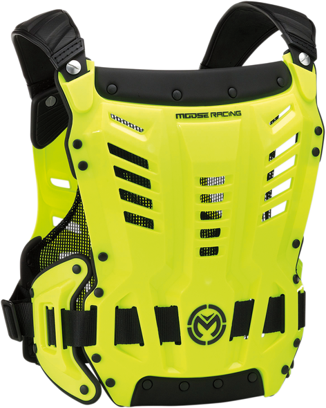 MOOSE RACING Synapse Lite Roost Deflector - Hi-Vis/Black - M/L 2701-0914