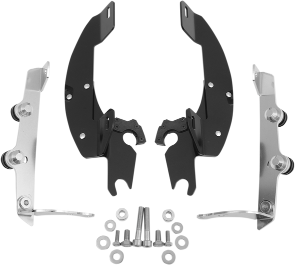 MEMPHIS SHADES Batwing Trigger Lock Mounting Kit - Aero - Black MEK1900