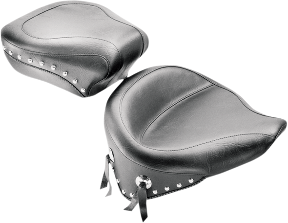 MUSTANG Wide Studded Solo Seat - FLST '08-'17 76179