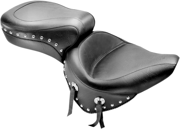MUSTANG Wide Studded Seat - Softail '00-'05 75072