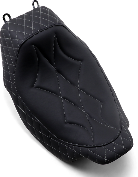 MUSTANG Revere Solo Seat - Diamond - Gray Stitched 75130GM