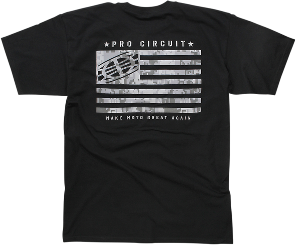 PRO CIRCUIT Flag T-Shirt - Black - 3XL 6411810-60