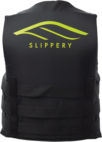 SLIPPERY Hydro Nylon Vest - Black/Yellow - L/XL 112214-30005020