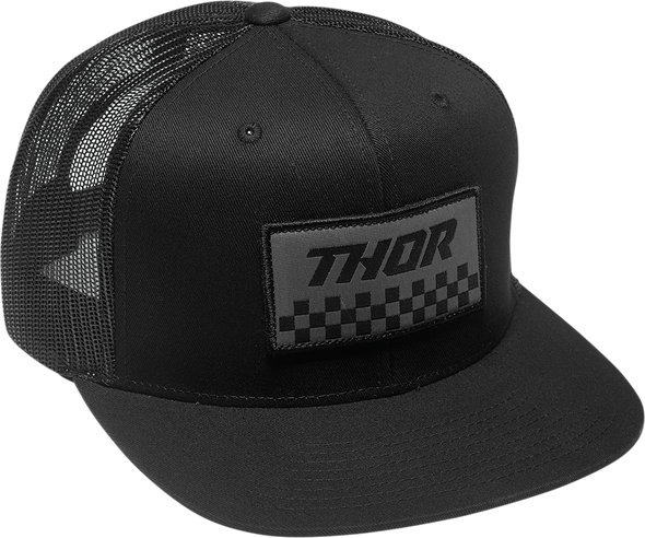 THOR Checker Hat - Black/Charcoal 2501-3672