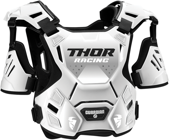 THOR Youth Guardian Roost Deflector - White - S/M 2701-0967