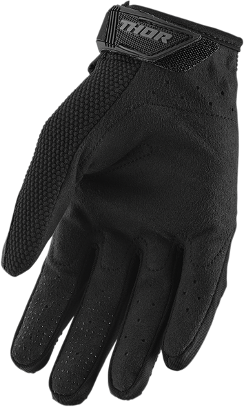 THOR Youth Spectrum Gloves - Black - Large 3332-1407