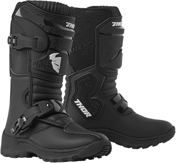 THOR Mini Blitz XP Boots - Black - Size 13 3411-0541