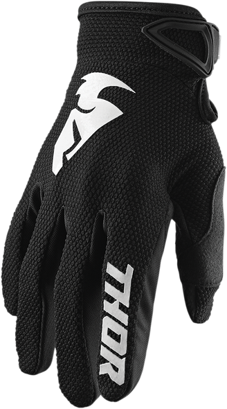 THOR Youth Sector Gloves - Black - Small 3332-1513