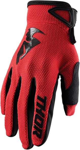 THOR Sector Gloves - Red - Medium 3330-5873