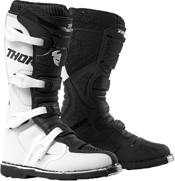 THOR Blitz XP Boots - White/Black - Size 12 3410-2178