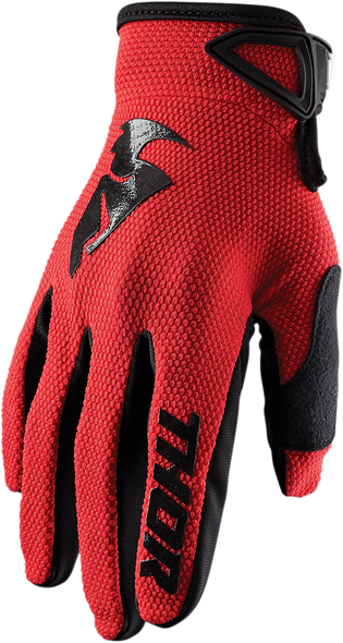 THOR Youth Sector Gloves - Red - Large 3332-1530