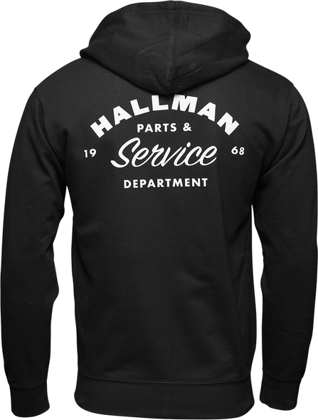 THOR Hallman Fleece Jacket - Black - Large 3050-5485