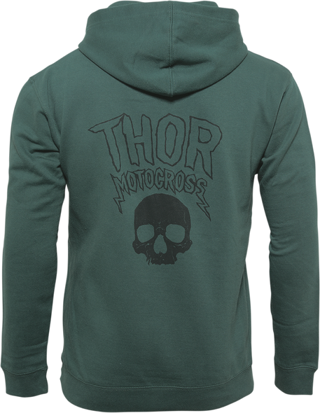 THOR Youth Metal Fleece Pullover - Green - Large 3052-0627