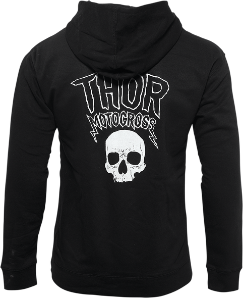 THOR Youth Metal Fleece Pullover - Black - Large 3052-0623