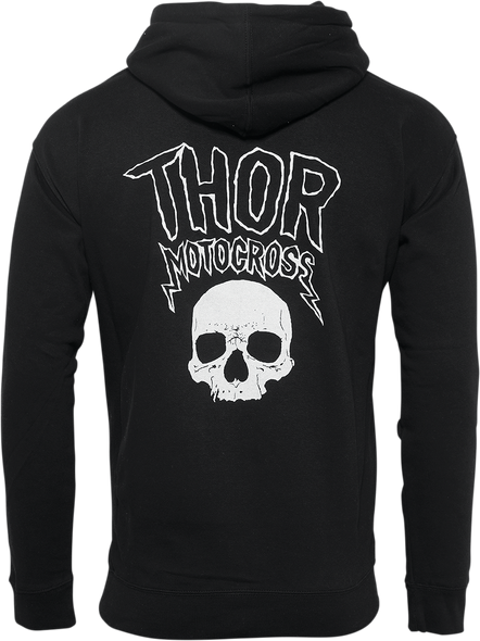 THOR Metal Fleece Pullover - Black - Large 3050-5827