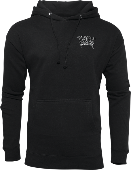 THOR Metal Fleece Pullover - Black - Large 3050-5827