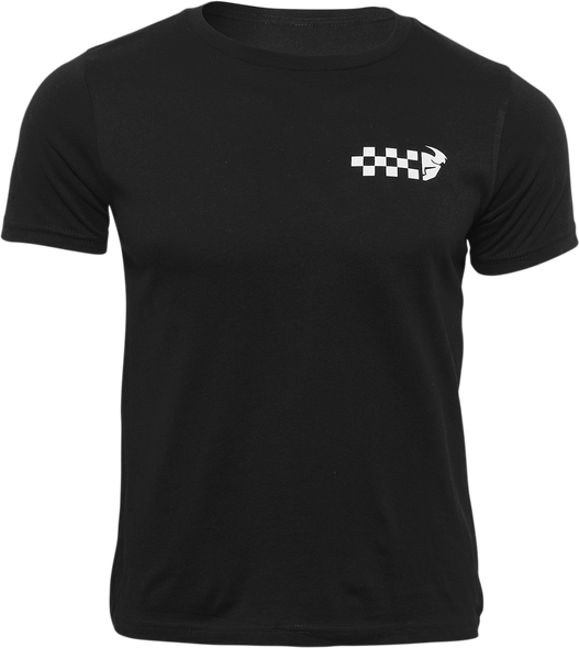 THOR Youth Checkers T-Shirt - Black - Small 3032-3467