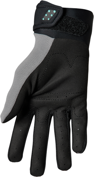 THOR Spectrum Gloves - Gray/Black/Mint - XL 3330-6829