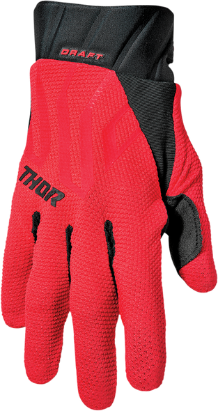 THOR Draft Gloves - Red/Black - XS 3330-6788