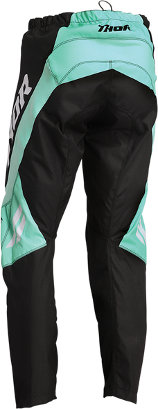 THOR Youth Sector Chev Pants - Black/Mint - 28 2903-2036