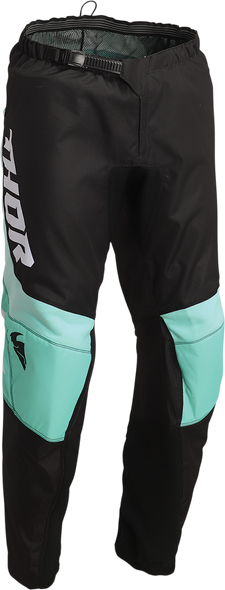 THOR Youth Sector Chev Pants - Black/Mint - 28 2903-2036