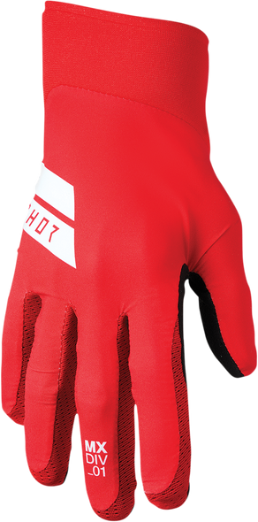 THOR Agile Hero Gloves - Red/White - 2XL 3330-6691