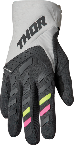 THOR Women's Spectrum Gloves - Gray/Charcoal - Large 3331-0205