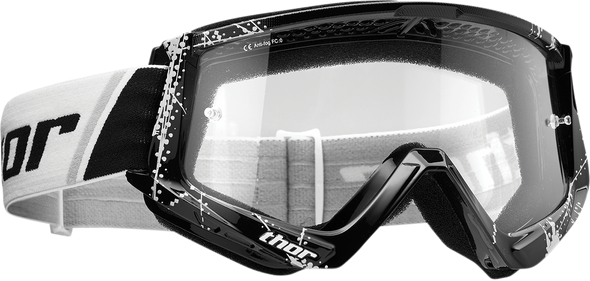 THOR Youth Combat Goggles - Web - Black 2601-2372