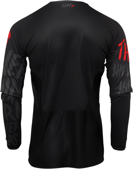 THOR Pulse Counting Sheep Jersey - Black/Red - XL 2910-6562