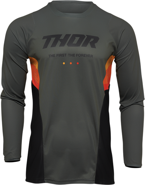 THOR Pulse React Jersey - Army/Black - 2XL 2910-6527