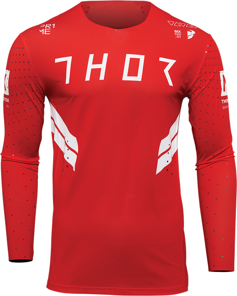 THOR Prime Hero Jersey - Red/White - Large 2910-6504