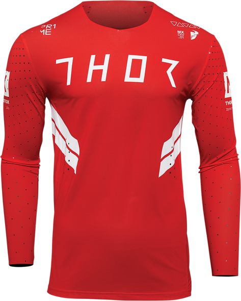 THOR Prime Hero Jersey - Red/White - Medium 2910-6503