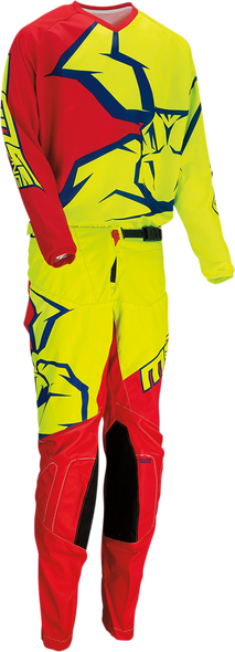 MOOSE RACING Youth Qualifier Pants - Red/Yellow/Blue - 28 2903-1970