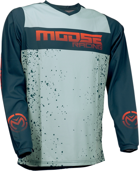 MOOSE RACING Qualifier™ Jersey - Gray/Orange - Small 2910-6653