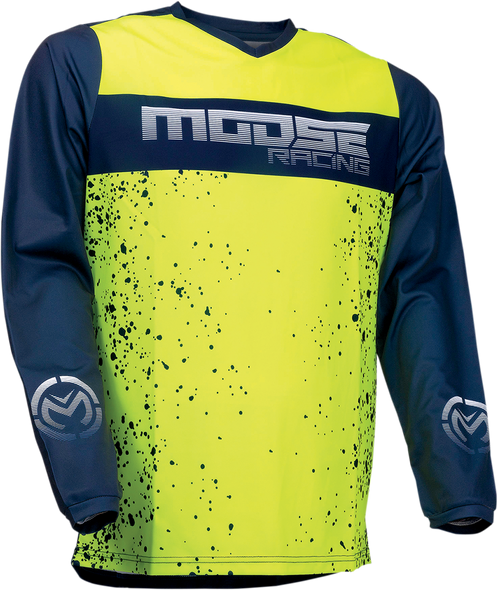 MOOSE RACING Qualifier™ Jersey - Hi Vis/Navy - 3XL 2910-6626