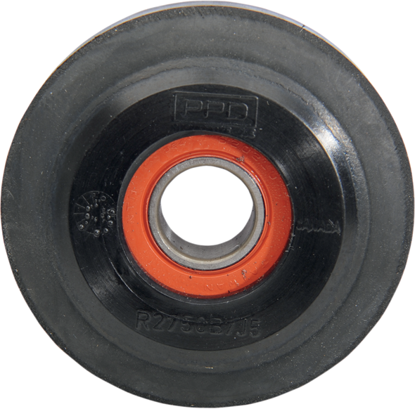 PARTS UNLIMITED Idler Wheel with 6202-2RS Bearing - Black - 2.75" OD x 0.625" ID R2750B-2 001B