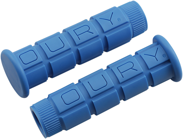 OURY GRIPS Grips - Single Compound - No Flange - Blue OSCGOG40