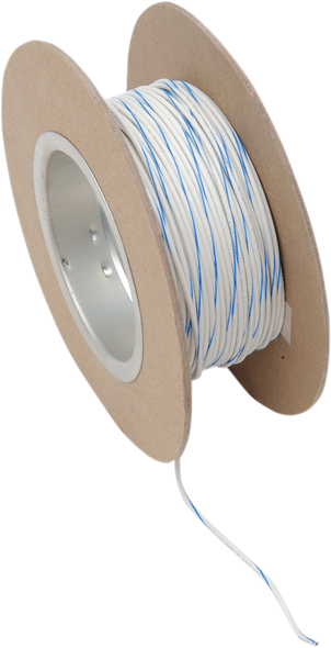 NAMZ 100' Wire Spool - 18 Gauge - White/Blue NWR-96-100