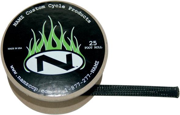 NAMZ Black Wire Cover 1/2" - 25FT - Universal NBFS-2504
