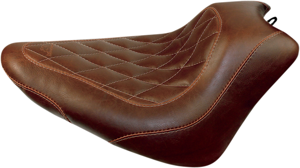 MUSTANG Wide Tripper Solo Seat - Brown - Diamond 76766