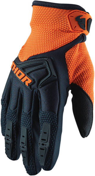 THOR Youth Spectrum Gloves - Midnight/Orange - Medium 3332-1469