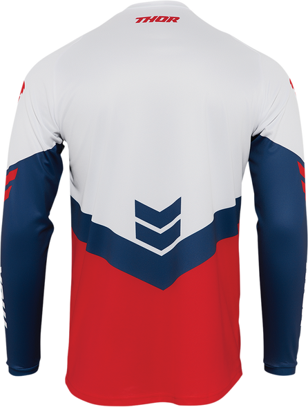 THOR Youth Sector Chevron Jersey - Red/Navy - XS 2912-2040