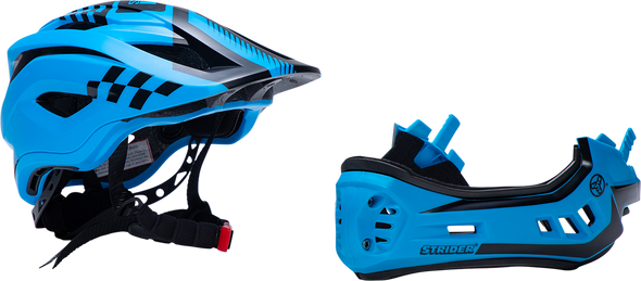 STRIDER Full Face Helmet - Blue - Medium AHELMETFFBLMD