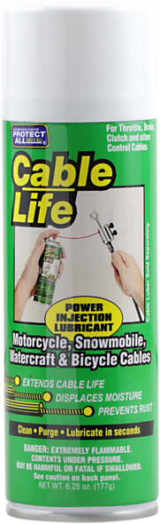 PROTECT ALL Cable Life Lubricant - 6.25 oz. net wt. - Aerosol 25006